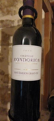 Bordeaux Saint-Émilion Grand Cru Château Mondorion 2015