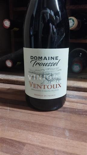 Rhône-dalen Ventoux Domaine Troussel Ikke årgangsbestemt