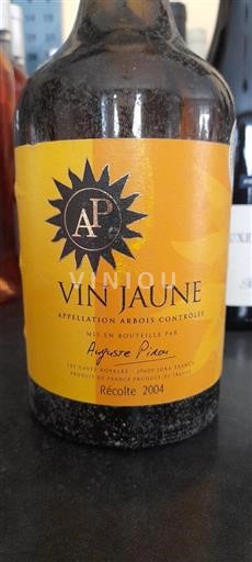 Jura Arbois Auguste Pirou Vin Jaune 2004