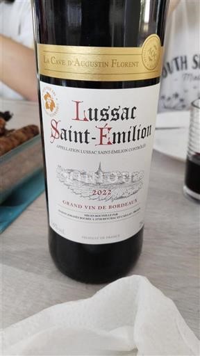 Bordeaux Lussac-saint-émilion La Cave Augustin Florent 2022