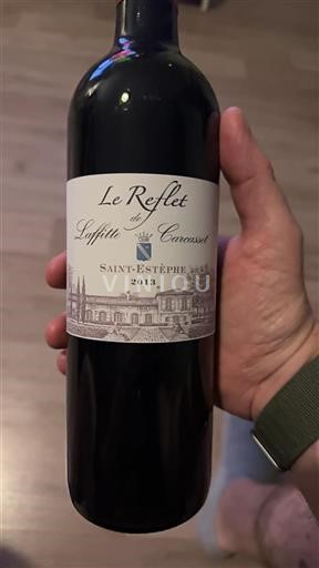 Vin Rouge sec Le Reflet Laffitte Carcasset 2013 France Bordeaux Saint-Estèphe