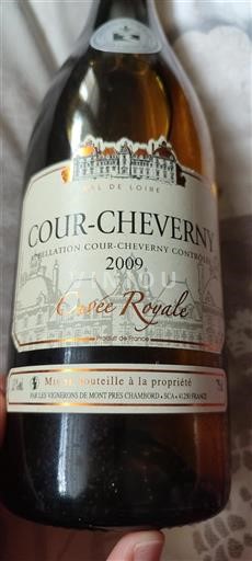 Údolí Loiry Cour-cheverny Les Vignerons De Mont Près Chambord Royale 2009