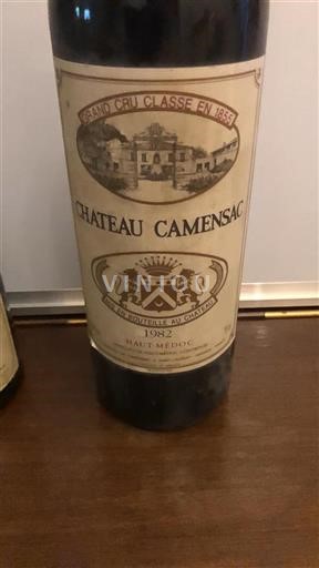 Bordeaux Haut-Médoc Grand Cru Château Camensac 1982