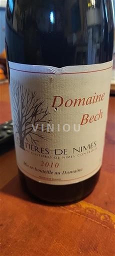 Rona dolina Costières de Nîmes Domaine Bech 2010