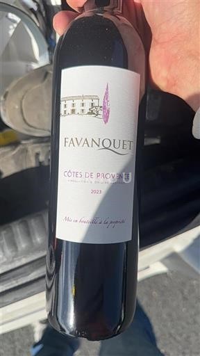 Provenza Côtes-de-Provence Domaine Favanquet 2023