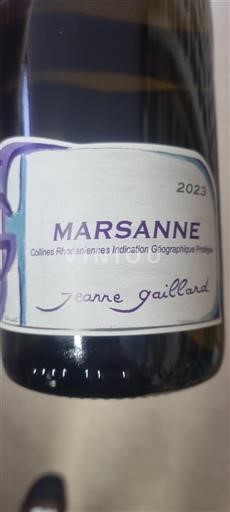 Alpi e Paesi Rodaniani Collines Rodanesi Domaine Jeanne Gaillard Marsanne 2023