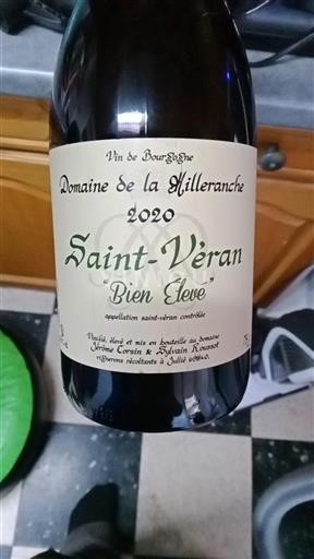 Borgogna Saint-Véran Domaine La Milleranche Bien Élevé 2020