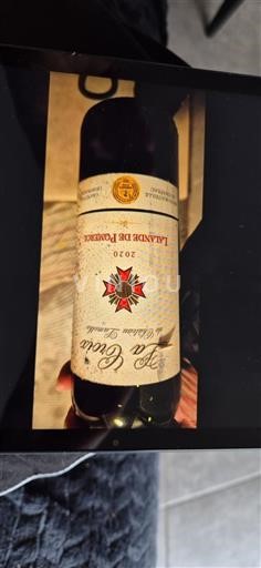Vin Rouge sec La Croix Château Lamothe 2020 France Bordeaux Lalande-de-pomerol