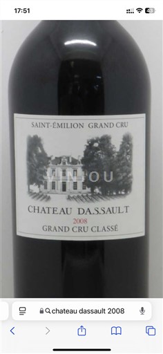 Bordeaux Saint-Émilion Grand Cru Grand Cru Classé Dassault 2008
