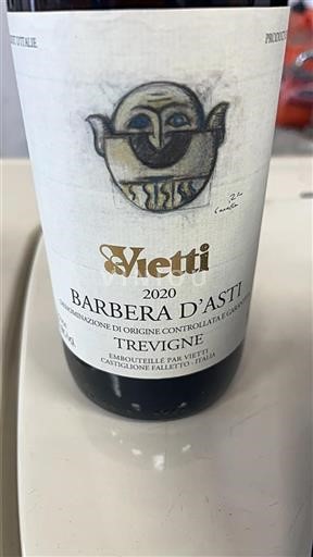 Piémont Barbera d'Asti Vietti Trevigne 2020