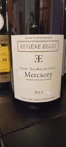 Bourgogne Mercurey Eugène Ellia Les Bois de Cerise 2013