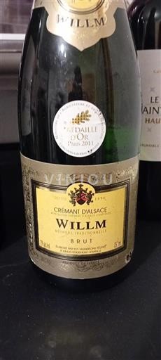 Elsass Crémant d'Alsace Willm Ohne Jahrgang