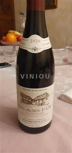Bourgondië Saint-Aubin Premier Cru Henri Prudhon & Fils Les Frionnes 2020