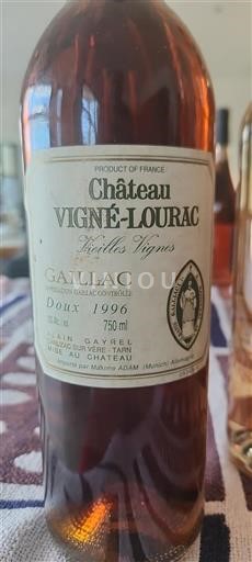 Sydväst Gaillac Domaine Vignélourac Vieilles Vignes 1996
