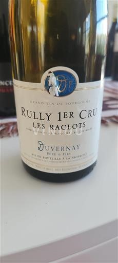 Bourgogne Rully Premier Cru Duvernay Les Raclots 2013