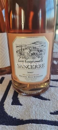 Loire Valley Sancerre Domaine Henri Bourgeois Exceptionnelle 2007