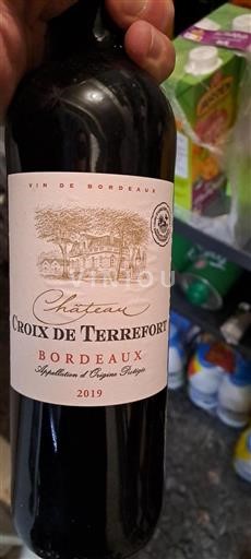 Bordeaux Château Croix De Terrefort 2019