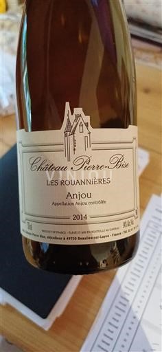 Loire Valley Anjou Château Pierre Bise Les Rouannières 2014
