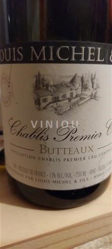 Burgundsko Chablis Premier Cru Premier Cru Louis Michel & Fils Butteaux 2016