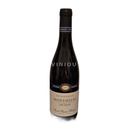 Vin Rouge sec Les Crays Pascal Prunier-Bonheur 2023 France Bourgogne Monthélie AOC