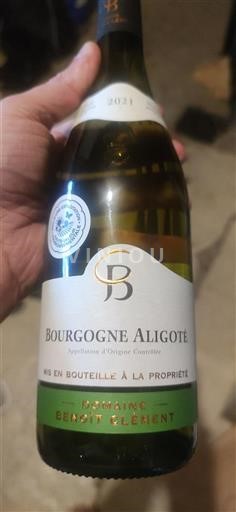 Vin Blanc sec Domaine Benoît Clément 2021 France Bourgogne Bourgogne-aligoté