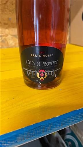 Provansa Côtes-de-Provence Les Maîtres Vignerons De La Presqu'île De Sainttropez Carte Noire 2011