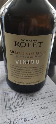 Jura Arbois Domaine Rolet Arbois Vin Jaune 2016