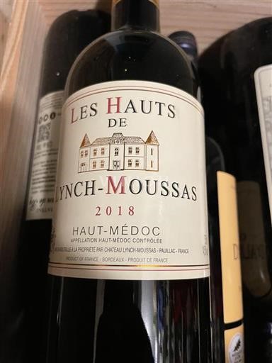 Bordeaux Haut-Médoc Château Lynch Moussas Les Hauts de Lynch-Moussas 2018