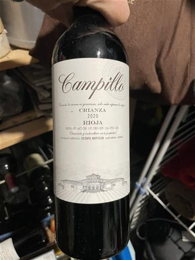 La Rioja rioja Campillo Crianza 2020