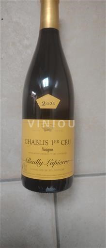 Borgogna Chablis Premier Cru Premier Cru Bailly Lapierre Vosgros 2023