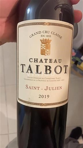Bordeaux Saint-Julien Grand Cru Talbot 2019