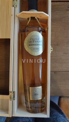 Vallée de la Loire Bonnezeaux Château Fesles Vin Rare 2014