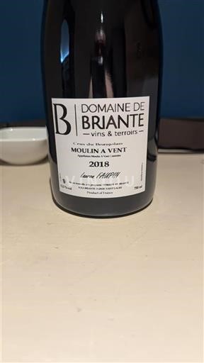 Beaujolais Moulin-à-vent Château Briante 2018