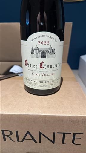 Bourgogne Gevrey-chambertin Domaine Philippe Livera Clos Village 2022