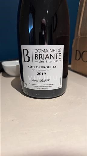 Beaujolais Côte-de-brouilly Château Briante 2019