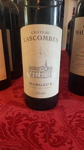 Bordeaux Margaux Grand Cru Classé Château Lascombes 2006