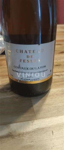 Údolí Loiry Coteaux-du-Layon Château Fesles 2011