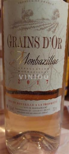 Sudoeste Monbazillac Cave De Monbazillac Grains d'Or 2017