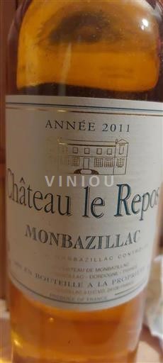 Jihozápad Monbazillac Château Le Repos 2011