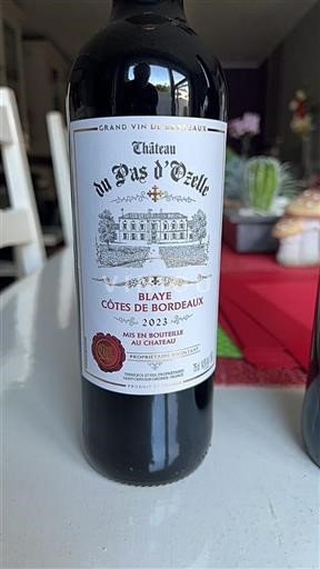 Bordeaux Blaye-côtes-de-bordeaux Château Pas Ozelle 2023