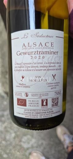 Alsace Claude Et Christophe Bleger Le Séducteur 2020