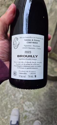 Beaujolais Brouilly Antoine & Étienne Chevrier 2023