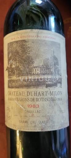 Bordeaux Pauillac Grand Cru Château Duhartmilon 1983