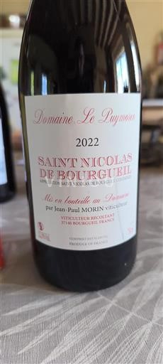 Loiren laakso Saint-Nicolas-De-Bourgueil Domaine Le Puy Morin 2022