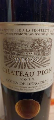 Sud-Ovest Côtes-de-bergerac Château Pion 2012