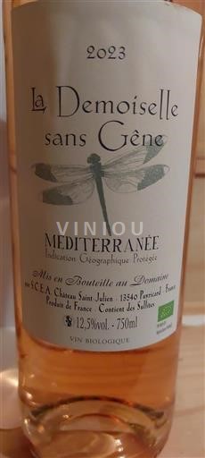 Provenza, bassa valle del Rodano, Corsica Mediterraneo Domaine Saint Julien La Demoiselle sans Gêne 2023