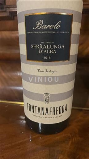 Piémont Barolo Fontanafredda 2018