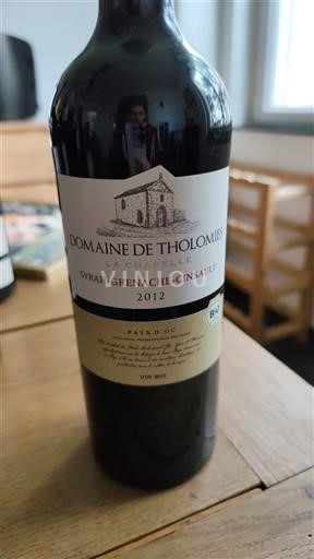 Languedoc-Roussillon Pays d'Oc Domaine Tholomies La Chapelle 2012