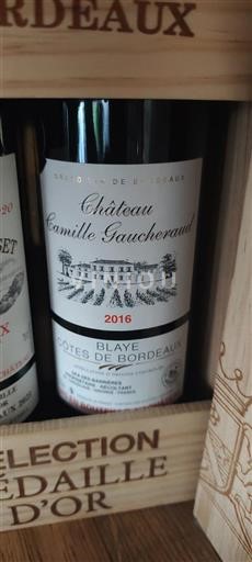 Bordeaux Blaye-côtes-de-bordeaux Château Camille Gaucheraud 2016