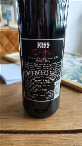 Kalifornialaiset AVA:t Määrittelemätön Rock 'n' Wines Zin Fire 2012